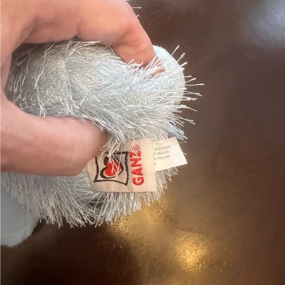 Ganz Webkinz Hippo HM009 Light Blue Plush Stuffed Animal - Picture 6 of 9